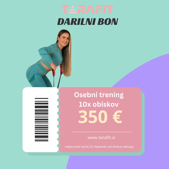 Darilni bon za osebno trenerstvo Tarafit Maribor